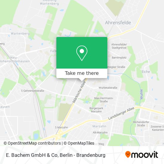 E. Bachem GmbH & Co map