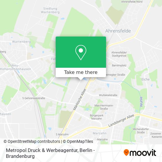 Metropol Druck & Werbeagentur map