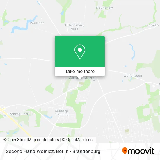 Second Hand Wolnicz map