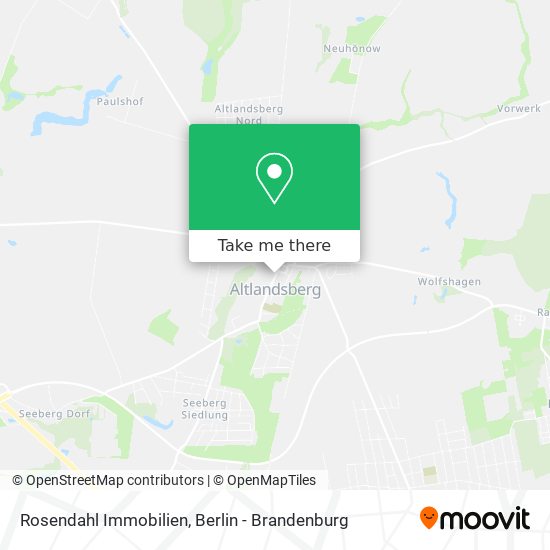 Rosendahl Immobilien map