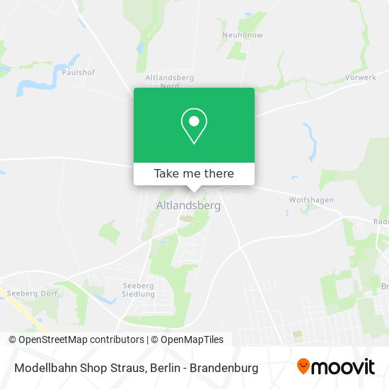 Карта Modellbahn Shop Straus