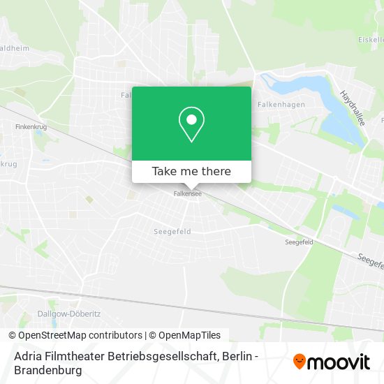 Adria Filmtheater Betriebsgesellschaft map