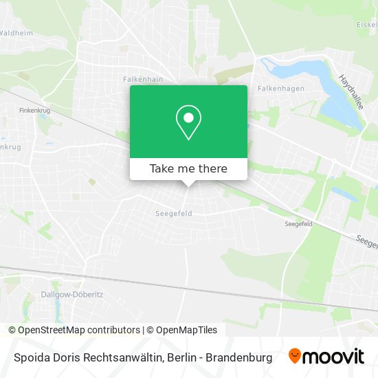 Spoida Doris Rechtsanwältin map