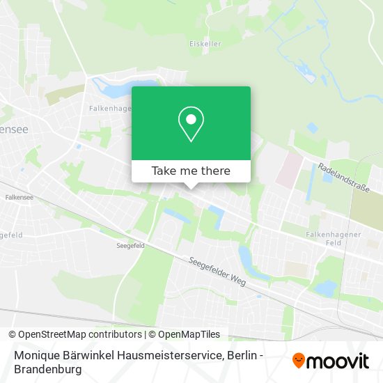 Карта Monique Bärwinkel Hausmeisterservice