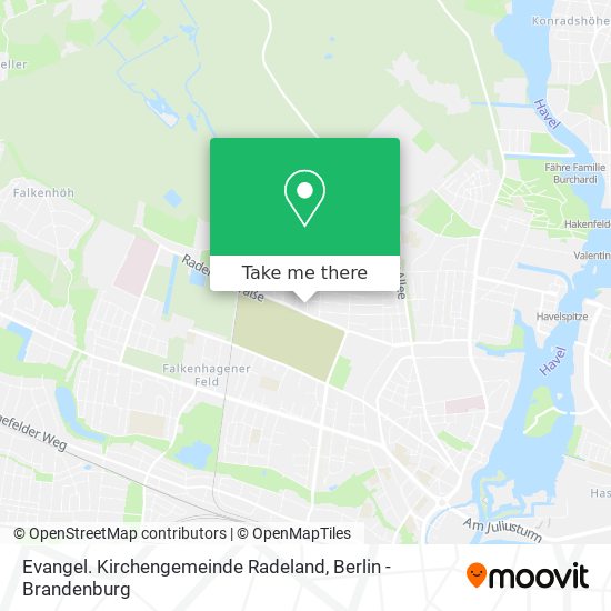 Evangel. Kirchengemeinde Radeland map