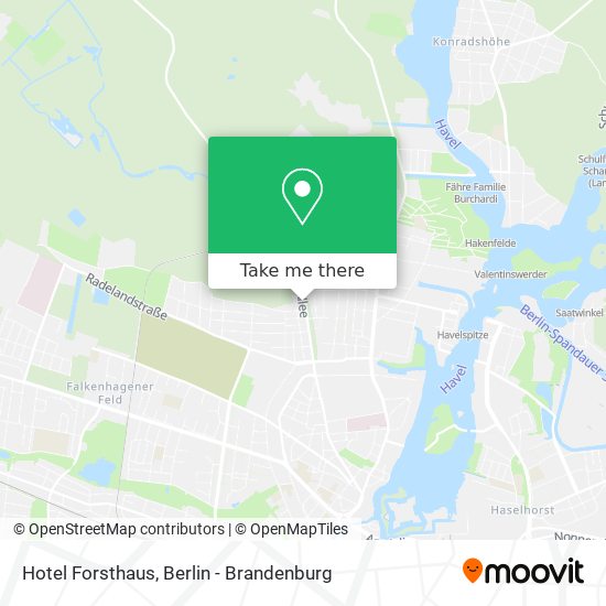 Hotel Forsthaus map