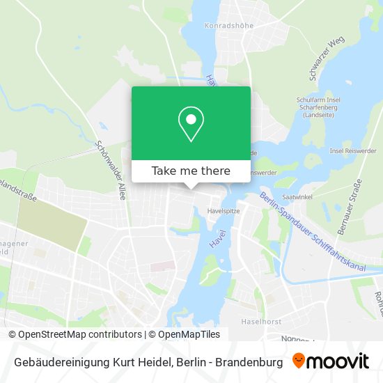 Gebäudereinigung Kurt Heidel map