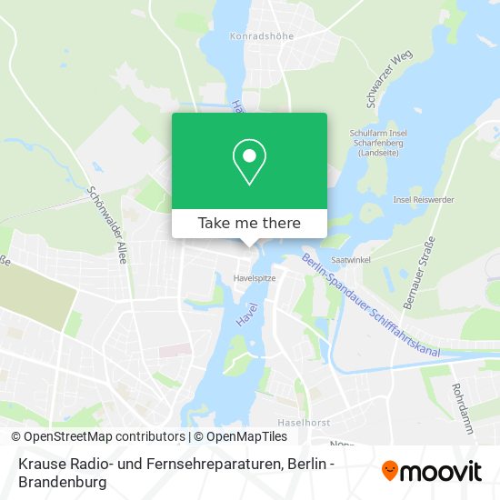 Карта Krause Radio- und Fernsehreparaturen