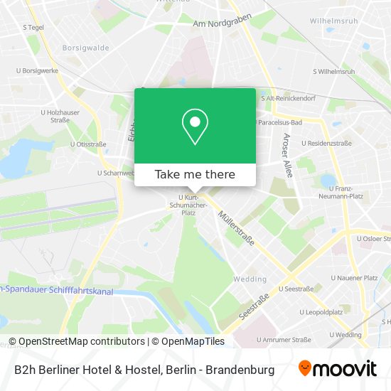 B2h Berliner Hotel & Hostel map