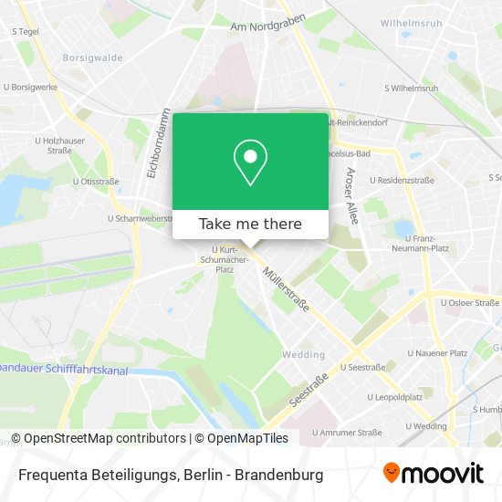 Frequenta Beteiligungs map