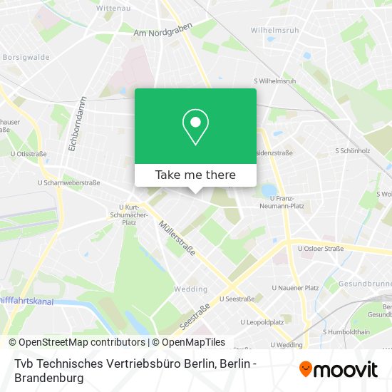 Карта Tvb Technisches Vertriebsbüro Berlin
