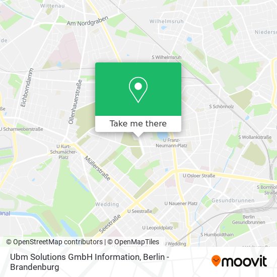 Карта Ubm Solutions GmbH Information