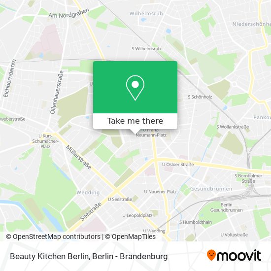 Beauty Kitchen Berlin map