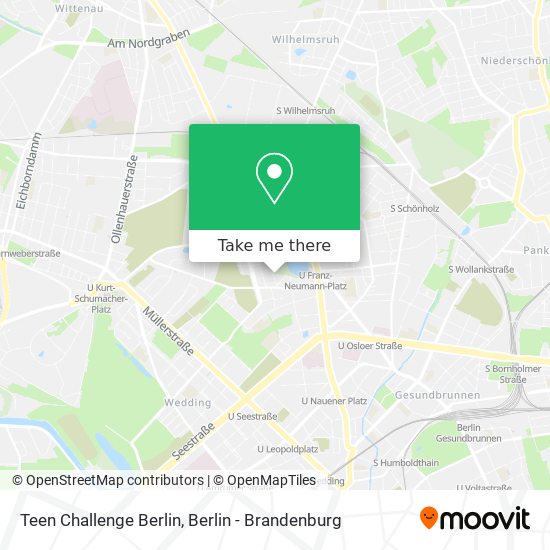 Карта Teen Challenge Berlin