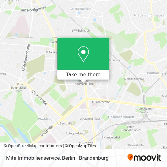 Mita Immobilienservice map