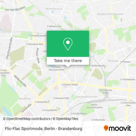 Flic-Flac Sportmode map