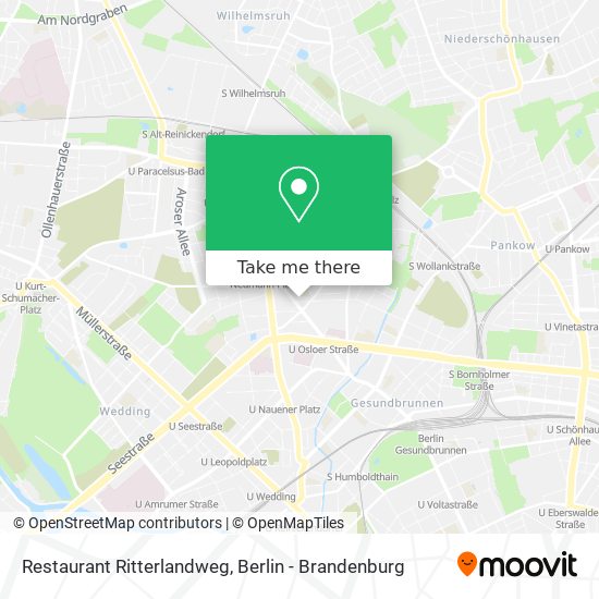 Карта Restaurant Ritterlandweg