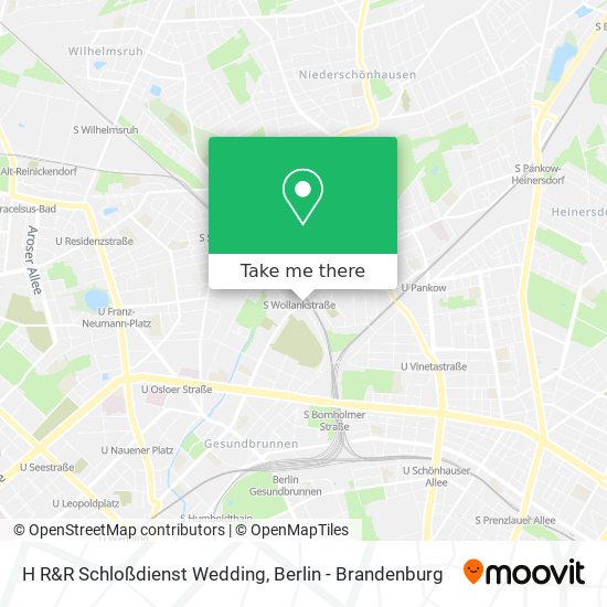 H R&R Schloßdienst Wedding map