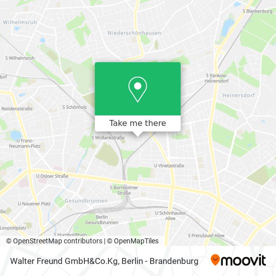 Walter Freund GmbH&Co.Kg map