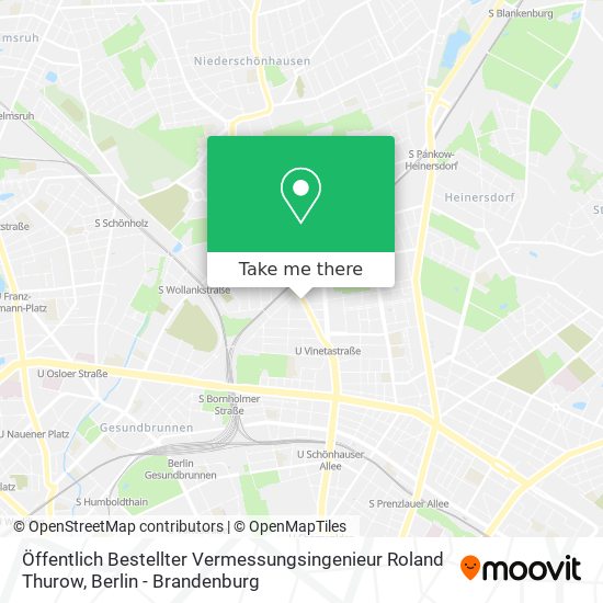 Öffentlich Bestellter Vermessungsingenieur Roland Thurow map