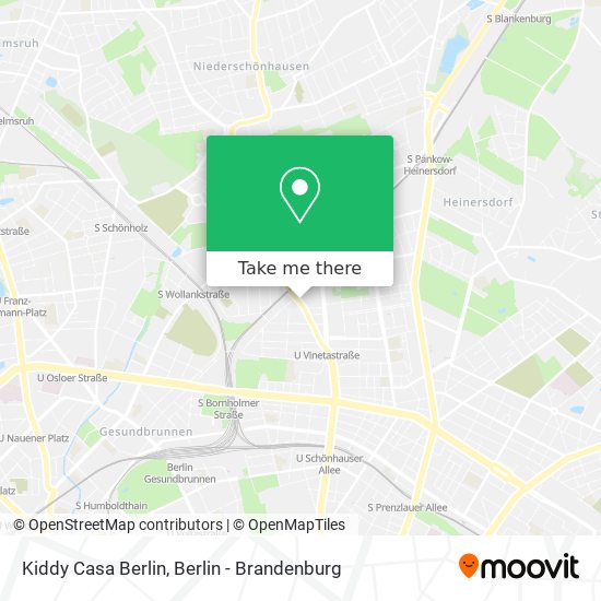 Карта Kiddy Casa Berlin