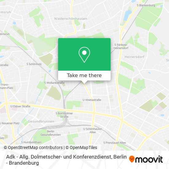 Adk - Allg. Dolmetscher- und Konferenzdienst map