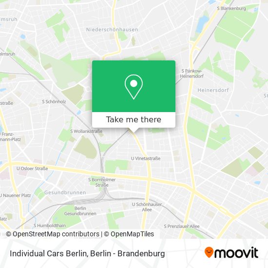 Individual Cars Berlin map