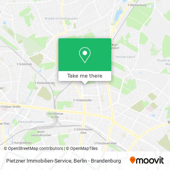 Карта Pietzner Immobilien-Service