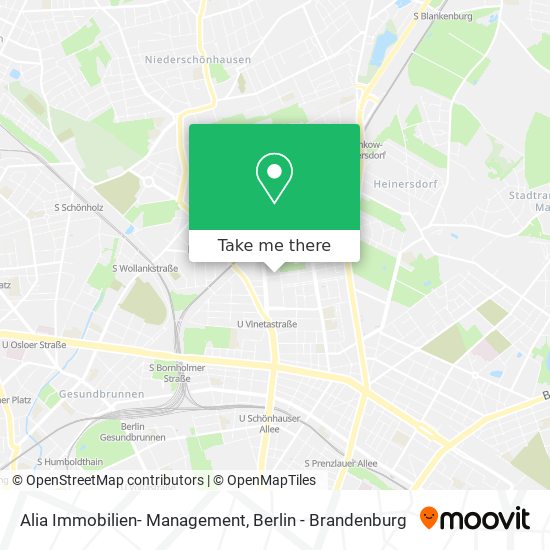 Alia Immobilien- Management map