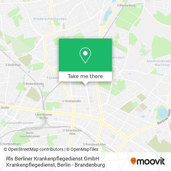 Rls Berliner Krankenpflegedienst GmbH Krankenpflegedienst map