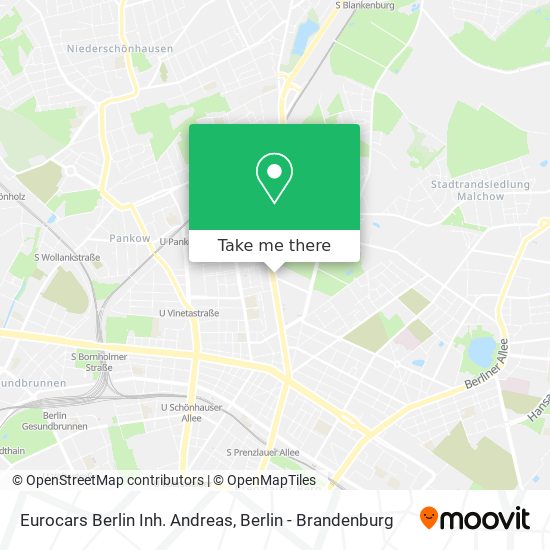 Eurocars Berlin Inh. Andreas map