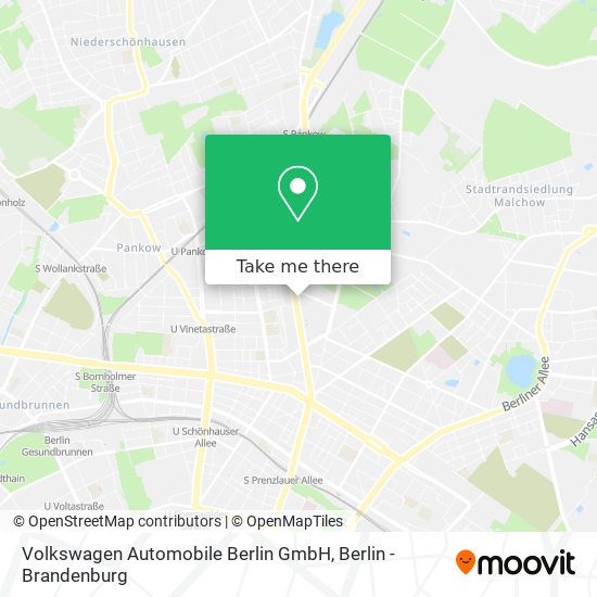 Volkswagen Automobile Berlin GmbH map