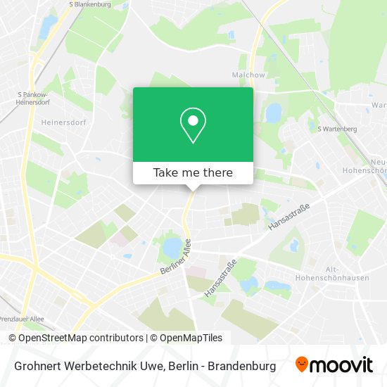 Grohnert Werbetechnik Uwe map