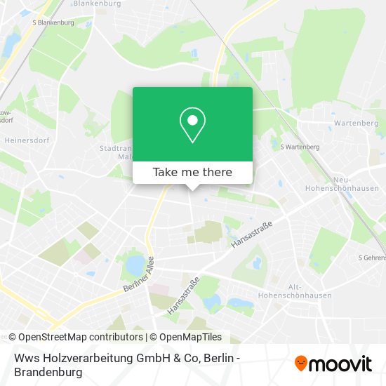 Wws Holzverarbeitung GmbH & Co map