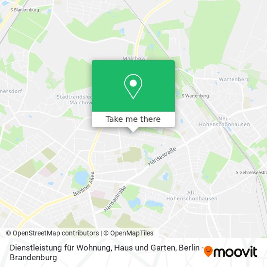 Dienstleistung für Wohnung, Haus und Garten map