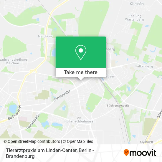 Карта Tierarztpraxis am Linden-Center