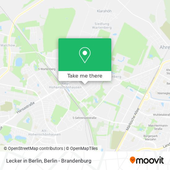 Lecker in Berlin map