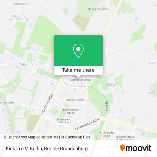 Карта Kiek in e.V. Berlin