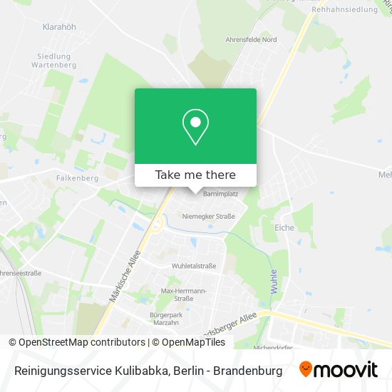 Reinigungsservice Kulibabka map