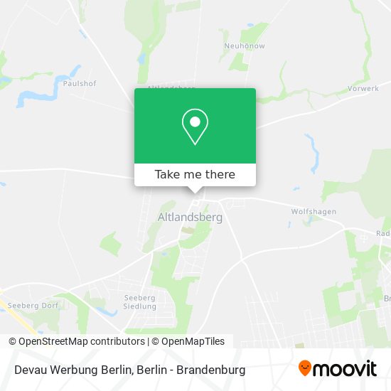 Devau Werbung Berlin map