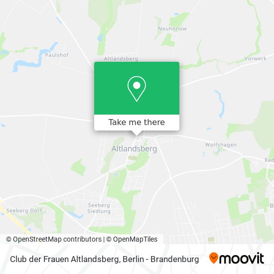 Карта Club der Frauen Altlandsberg