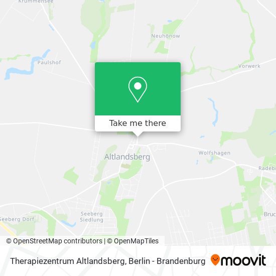 Карта Therapiezentrum Altlandsberg