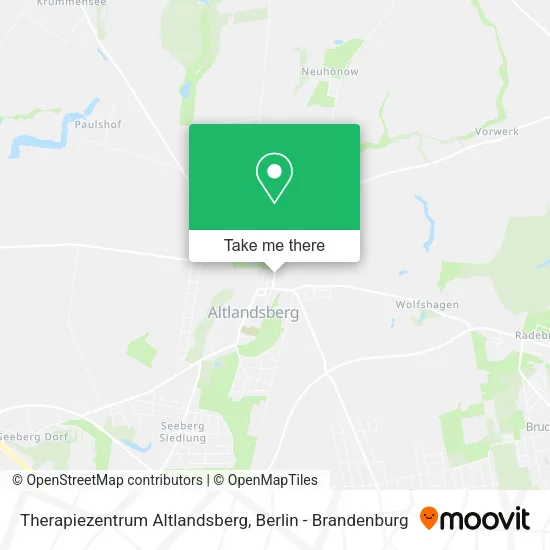 Карта Therapiezentrum Altlandsberg