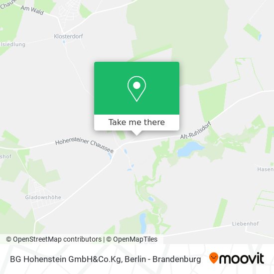 BG Hohenstein GmbH&Co.Kg map