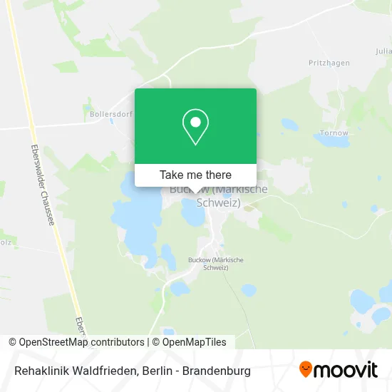 Rehaklinik Waldfrieden map