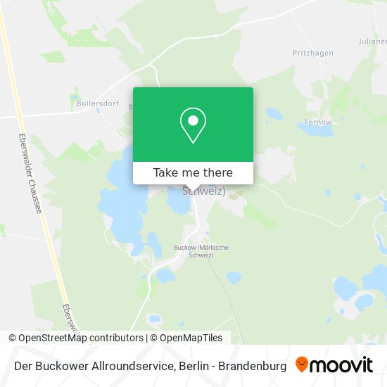 Der Buckower Allroundservice map