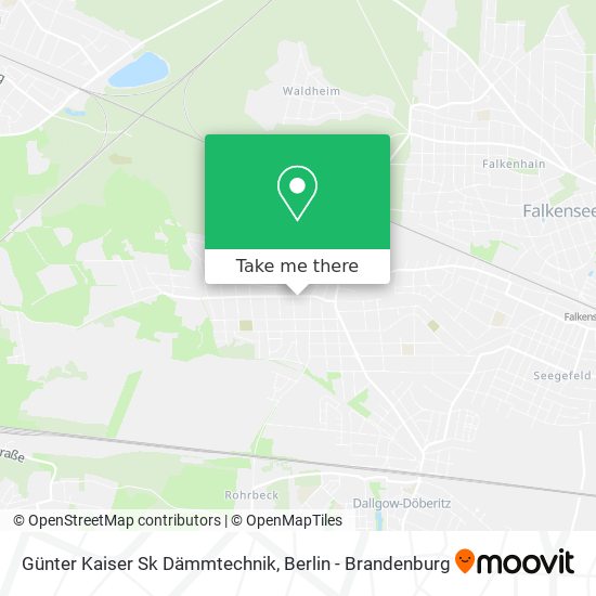 Günter Kaiser Sk Dämmtechnik map