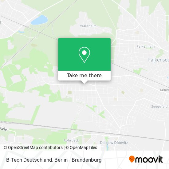 B-Tech Deutschland map