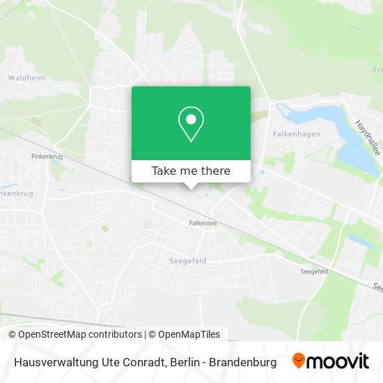 Карта Hausverwaltung Ute Conradt