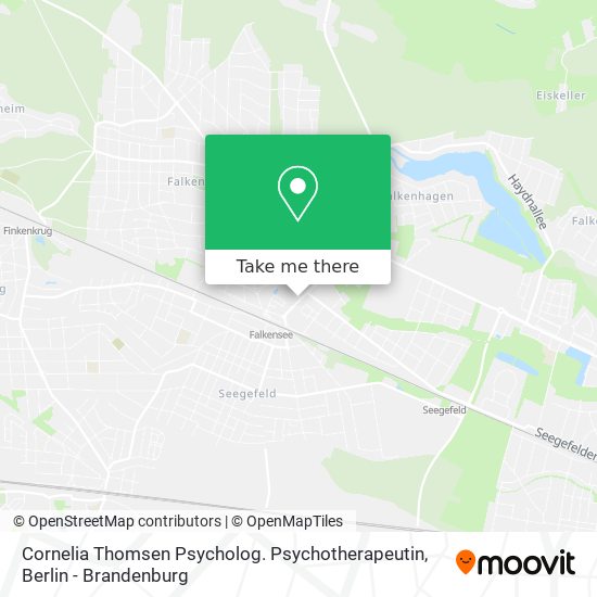 Карта Cornelia Thomsen Psycholog. Psychotherapeutin